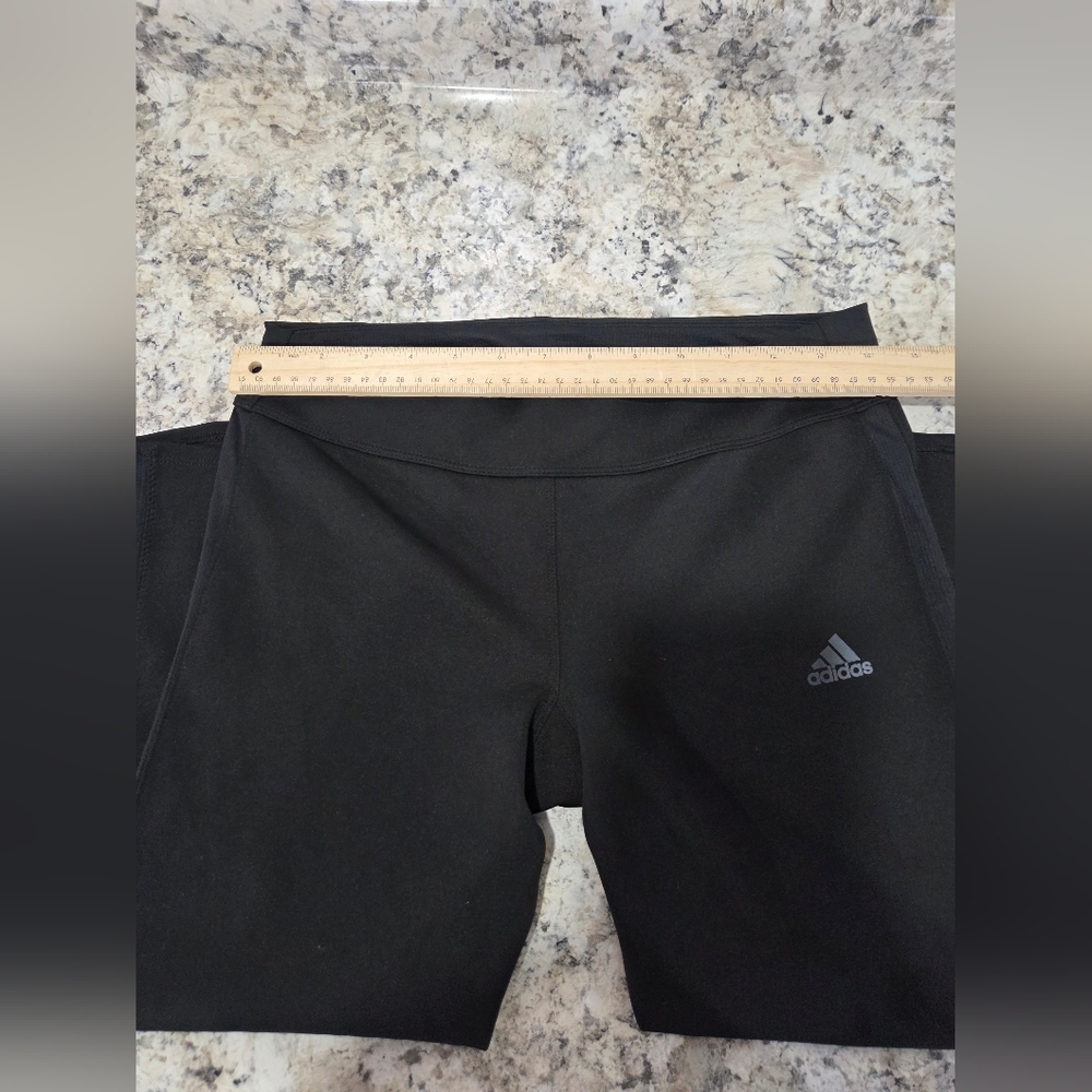 Adidas Climacool Energy Running Leggings Black 7/8 Length Size M Reflective - Picture 8 of 10